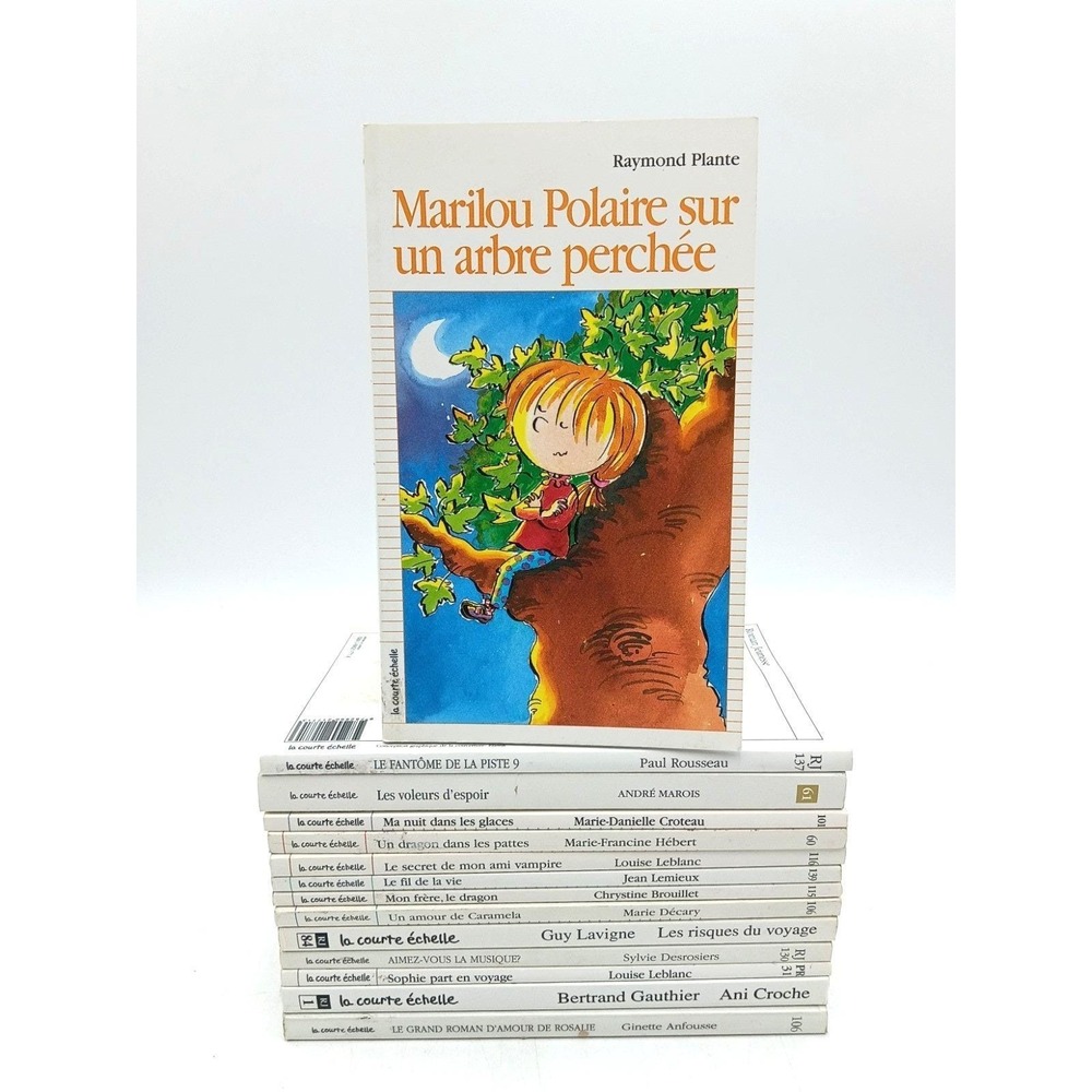 Lot of 12 Livres Jeunesse Français Courte Échelle French Youth Books